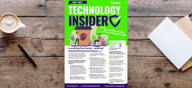 working from home | Managed IT Services from ITGUYS | London-Based IT Company