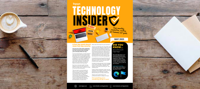 ITGUYS Tech Insider May 23 | Google Chrome | Managed IT Services from ITGUYS | London-Based IT Company