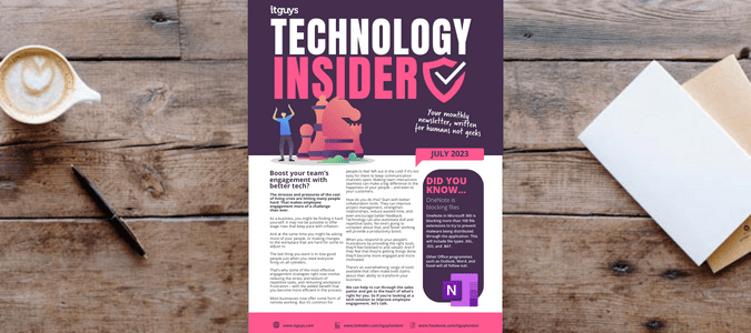 ITGUYS Tech Insider July 23 | Remote working | Managed IT Services from ITGUYS | London-Based IT Company